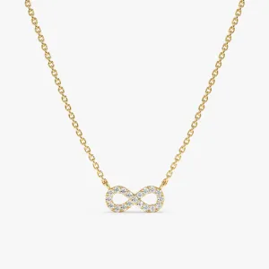 Infinity Diamond Necklace, Abigail