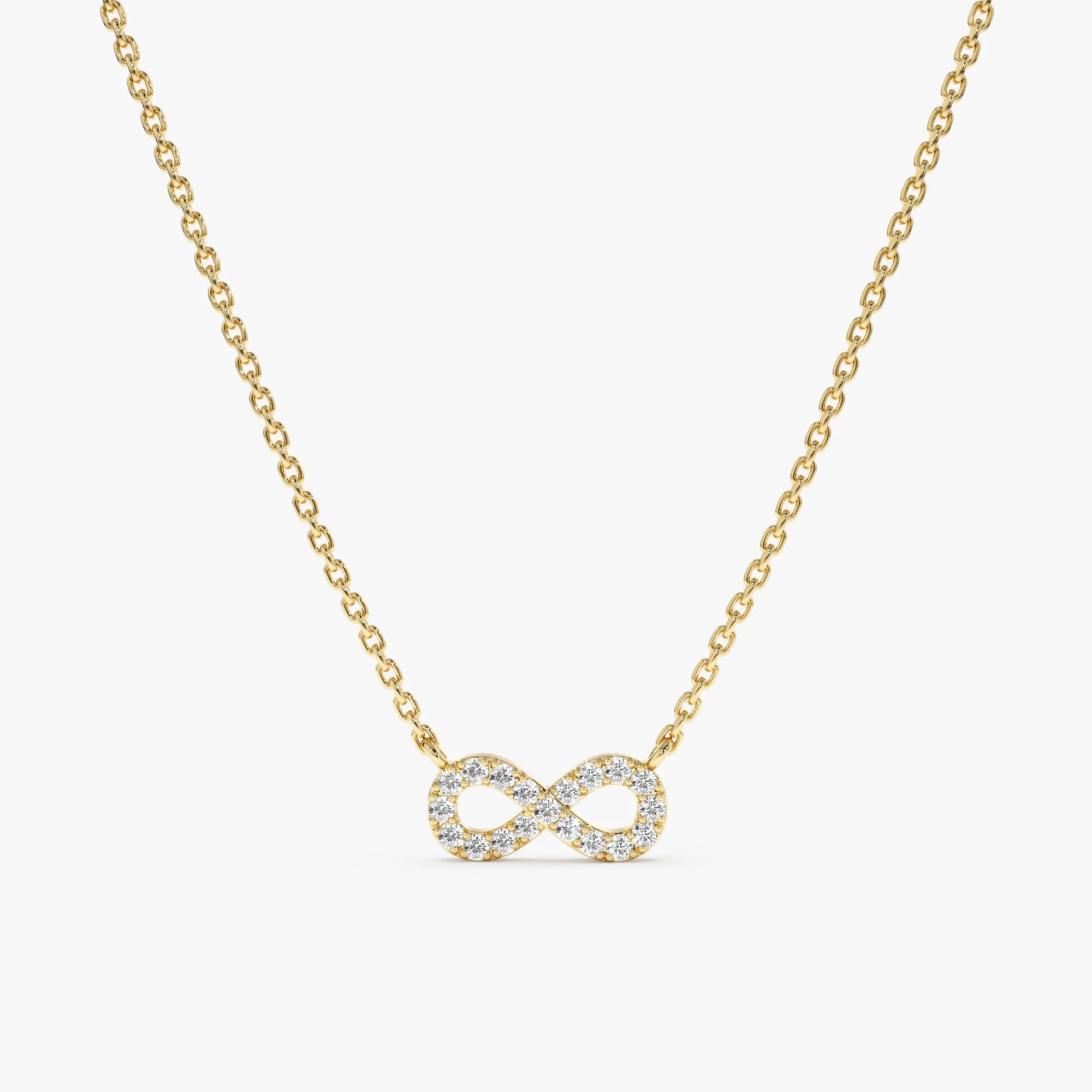 Infinity Diamond Necklace, Abigail