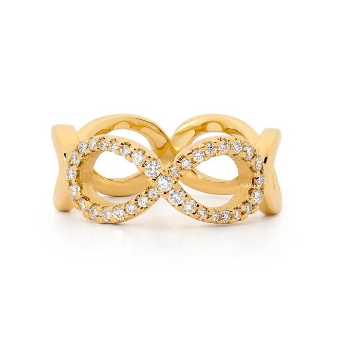 Infinity Diamond Ring