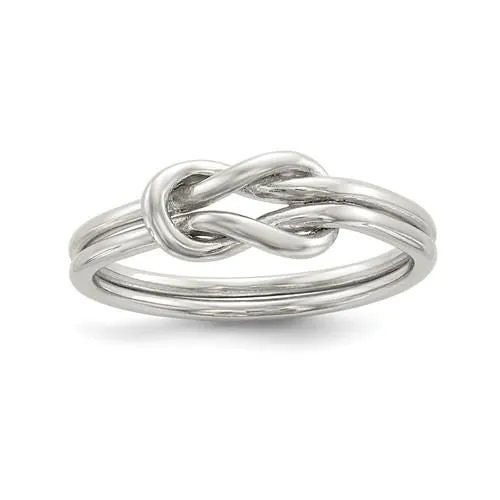Infinity Double Love Knott Ring
