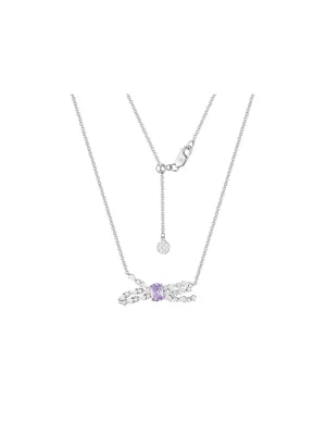 Infinity Link Necklace (White)