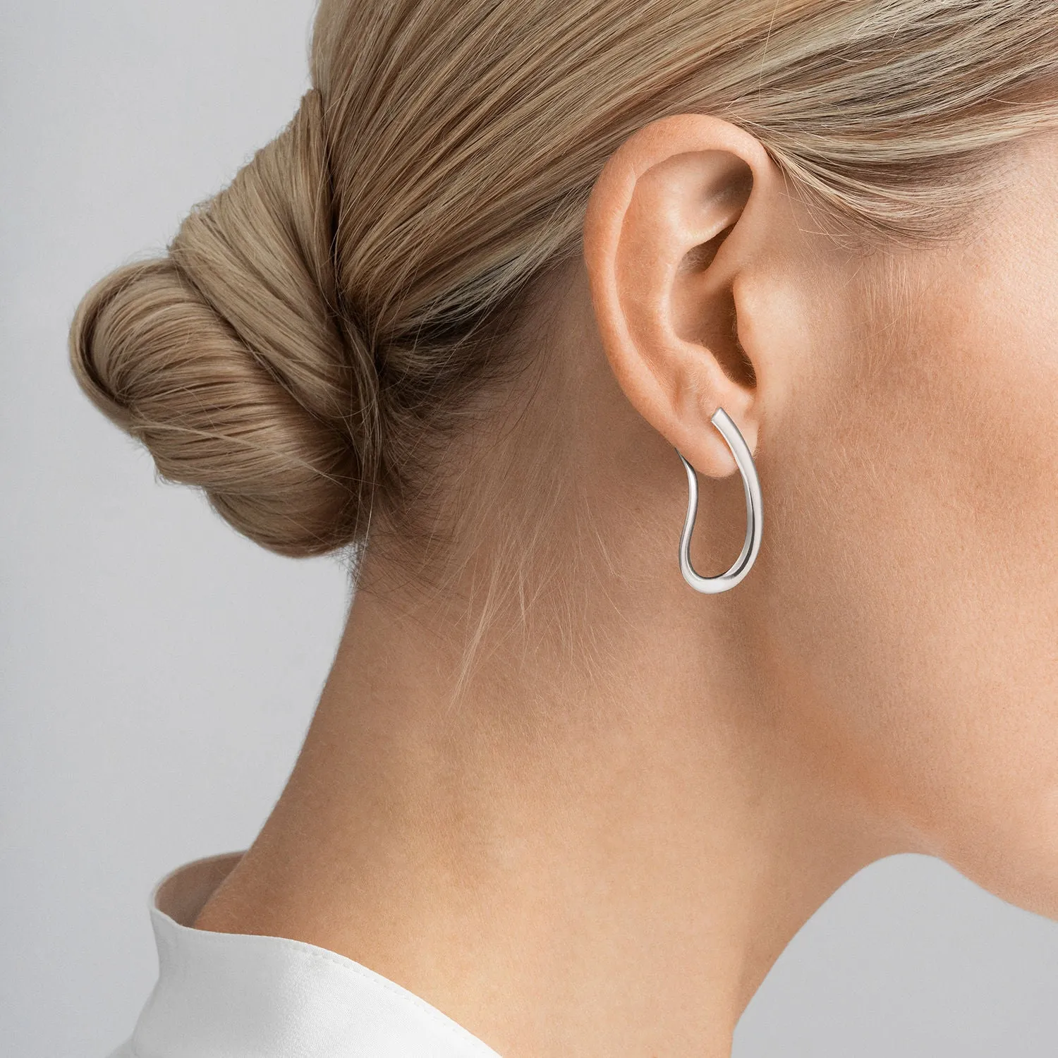 Infinity Silver Earrings