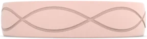 Infinity Thin Silicone Ring - Pink Sand