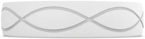 Infinity Thin Silicone Ring - White