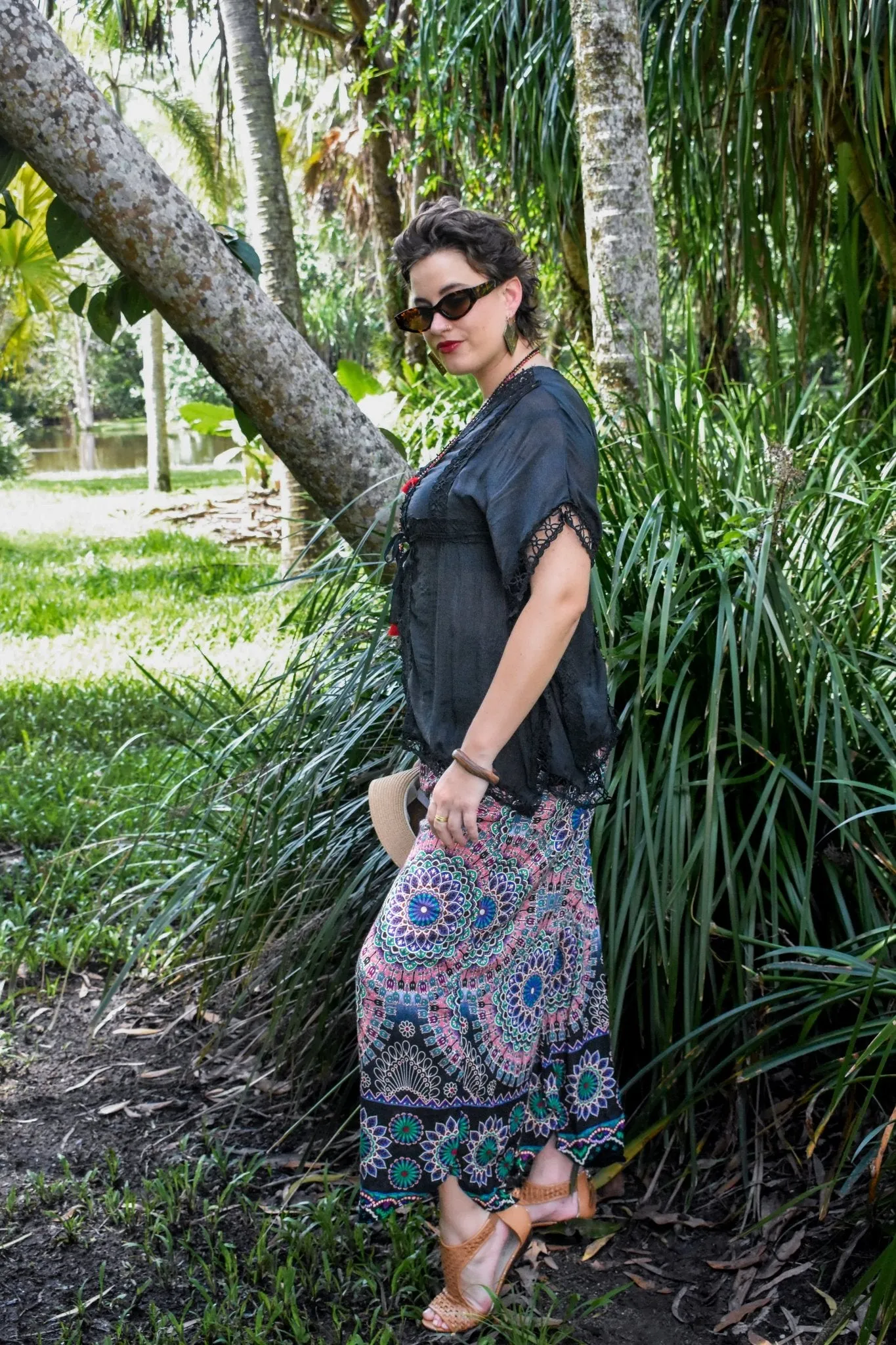 Izzy Batwing Top - Black