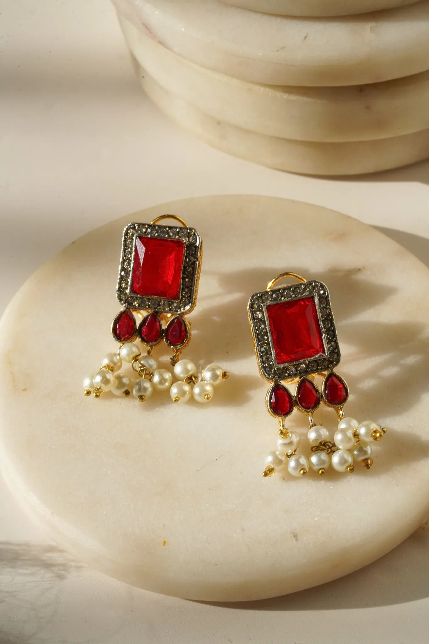 Jahanara - Choker Necklace Set With Earrings & Maang Tikka