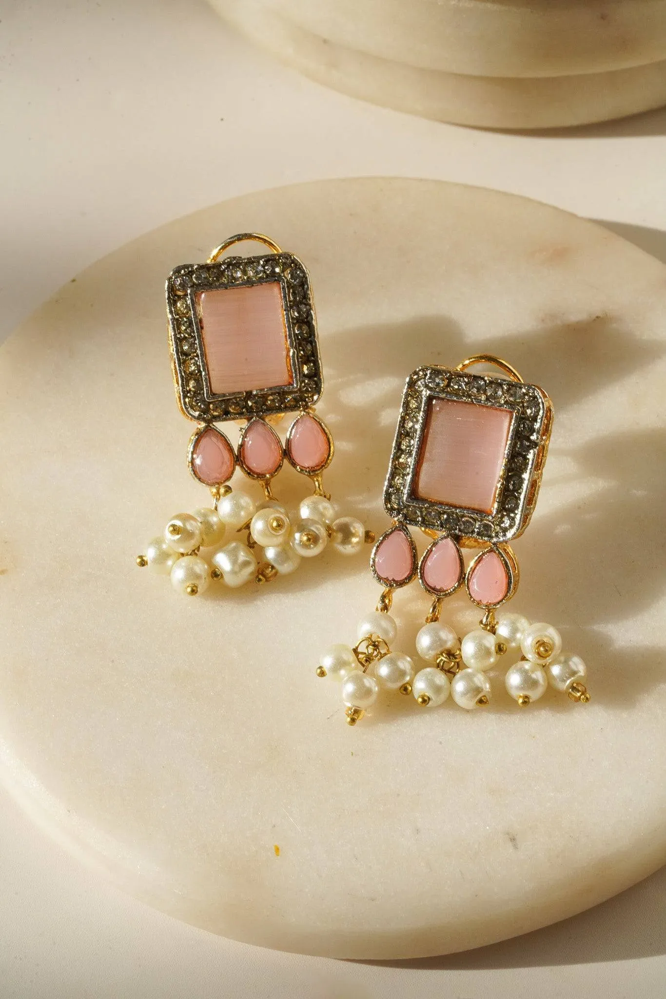 Jahanara - Choker Necklace Set With Earrings & Maang Tikka