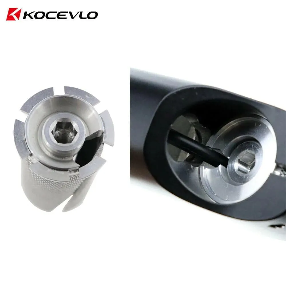 Kocevlo Bicycle  Internal wiring Headset Expansion Hanging Core Cover MTB Road Bike Headset Top Cap Screw