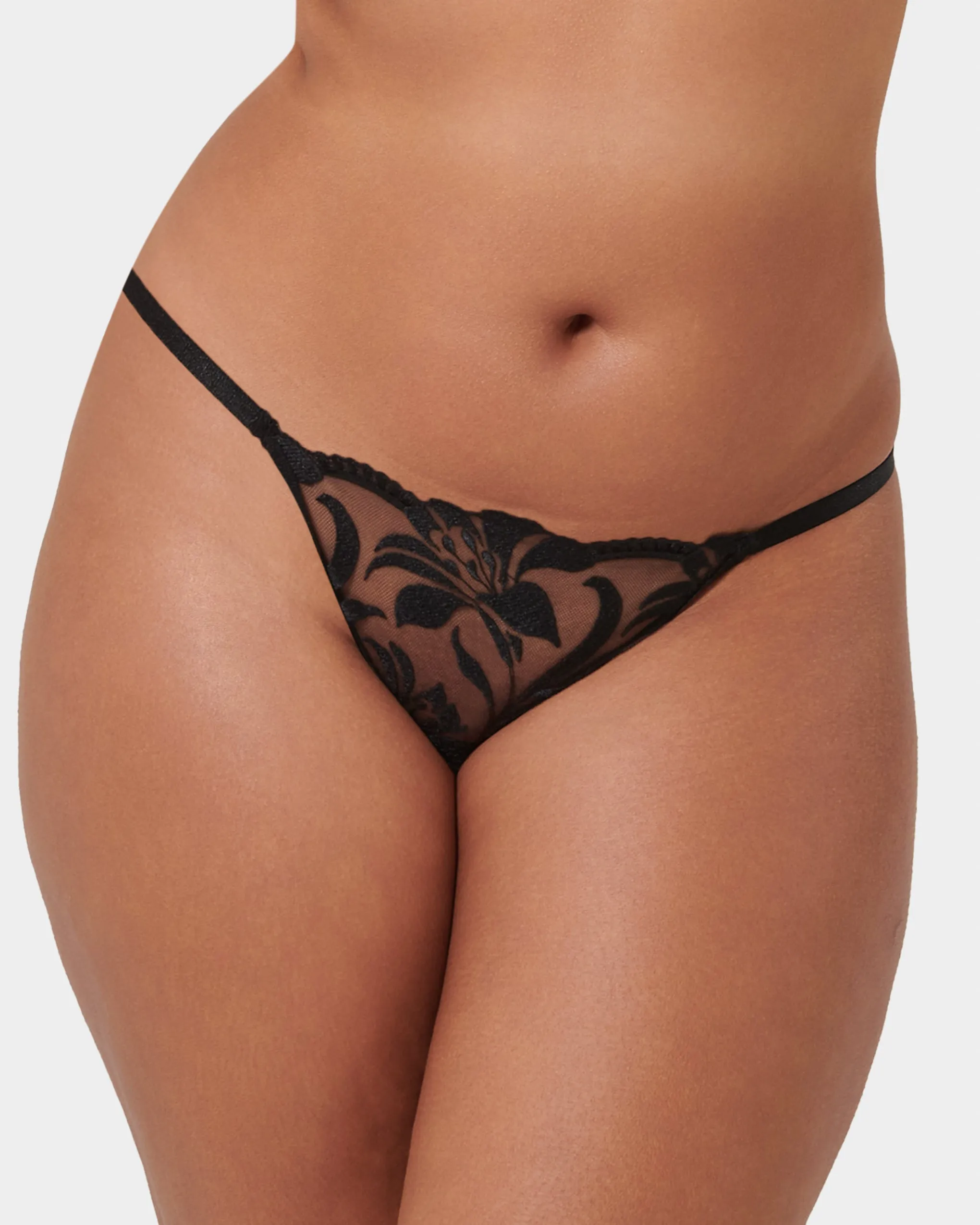 Leonora Thong Black