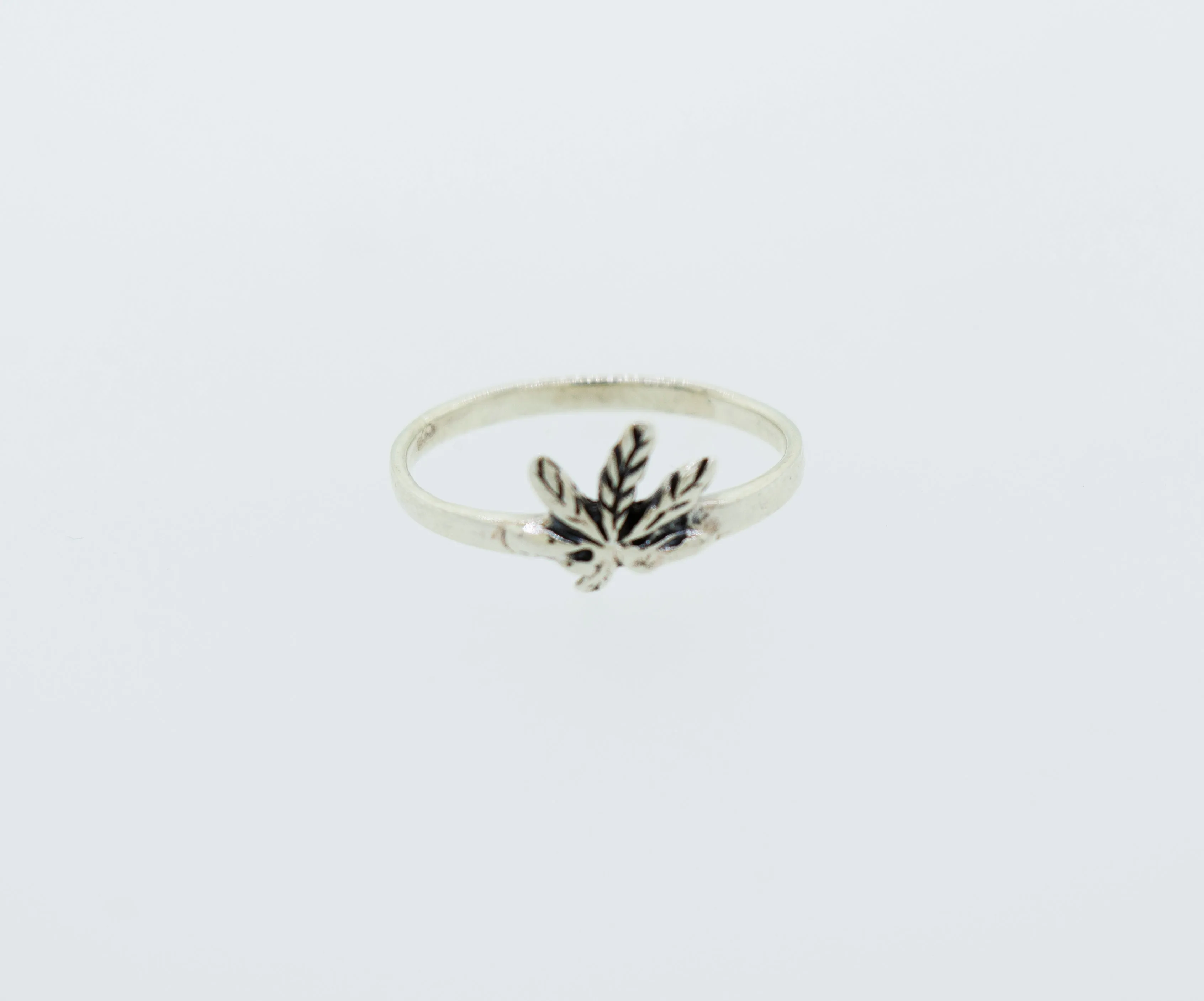 Marijuana Leaf Ring