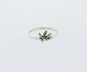 Marijuana Leaf Ring