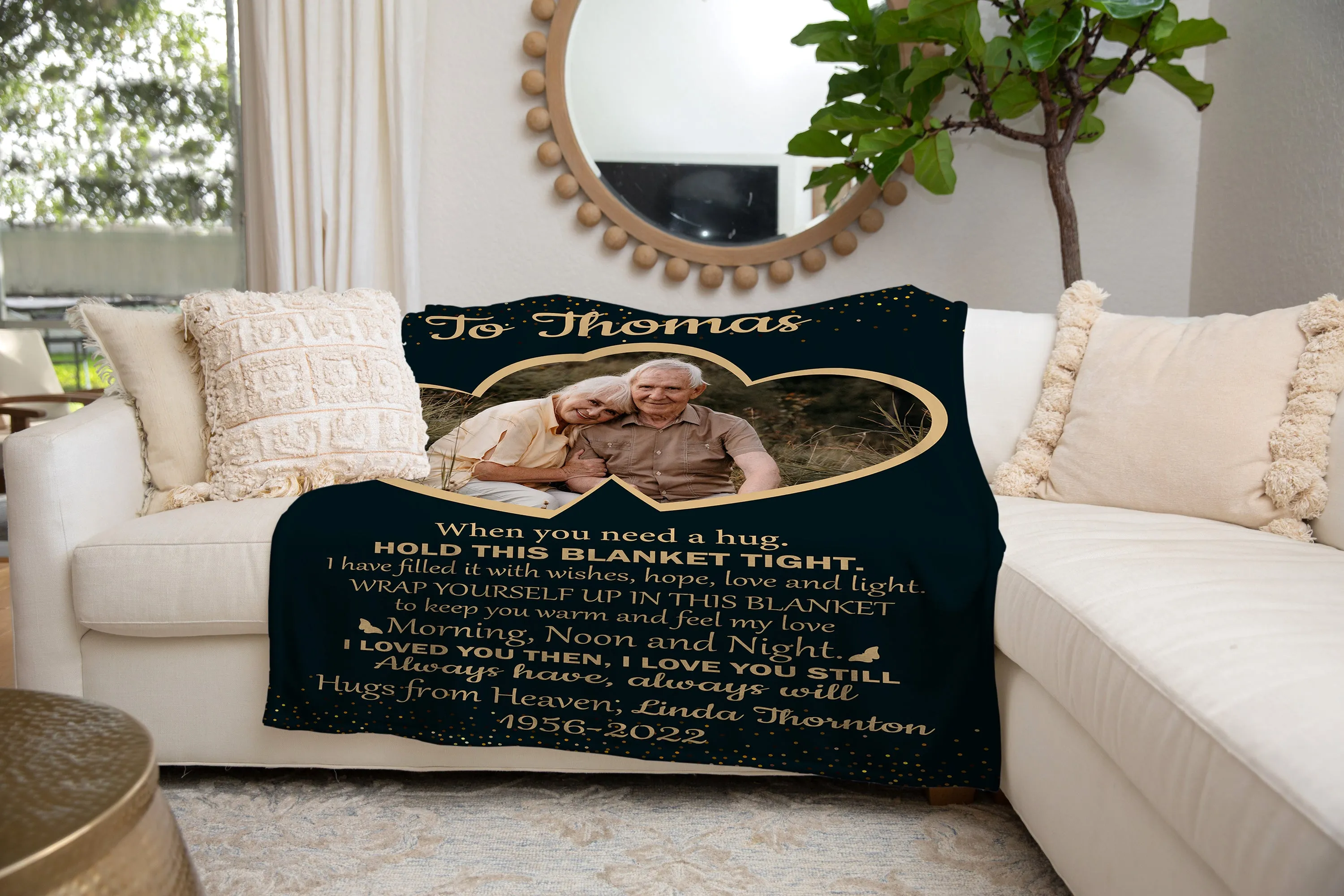 Memorial Photo Plush Fleece Blanket