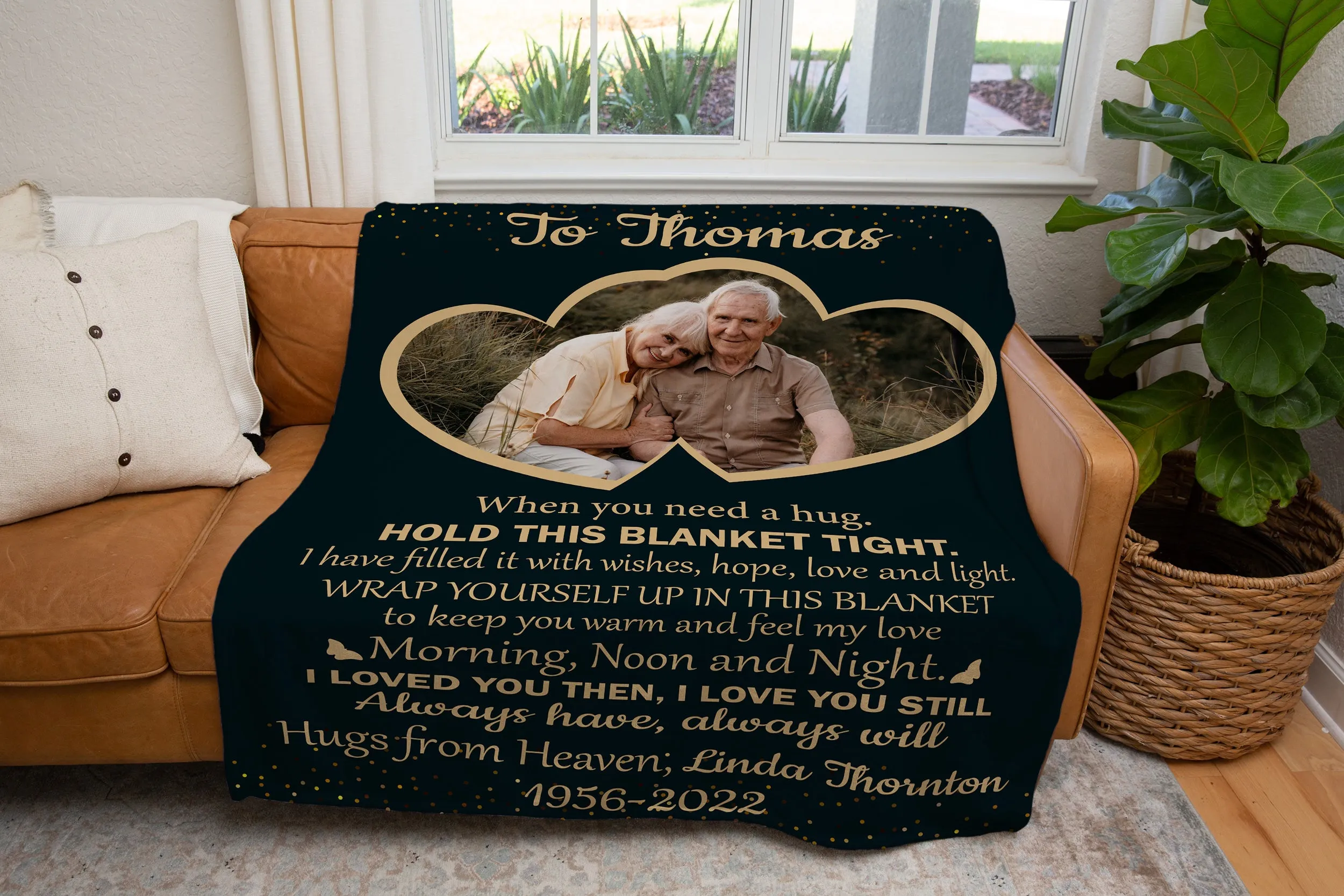 Memorial Photo Plush Fleece Blanket