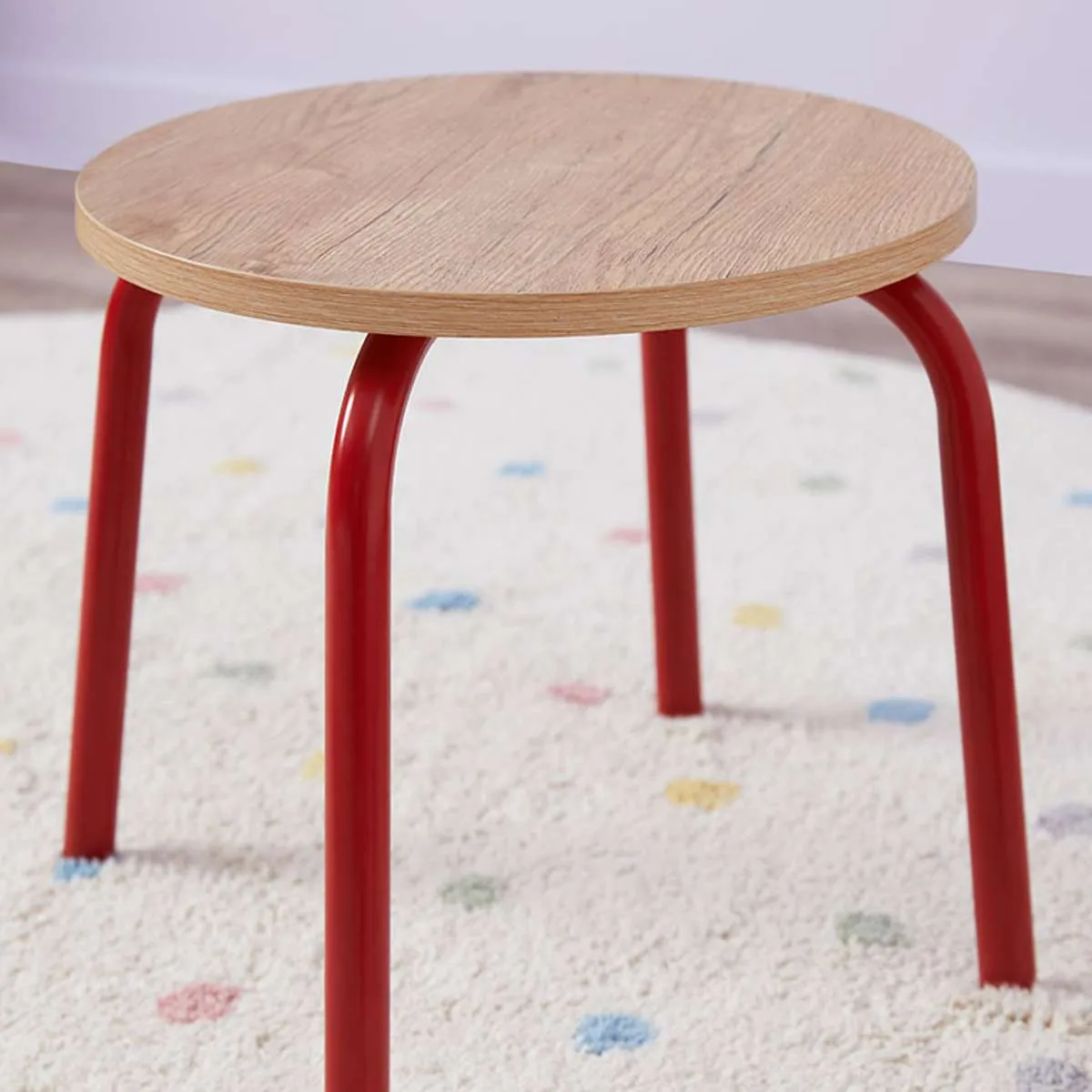 Mini Brixton Stool - Set of Two - Red