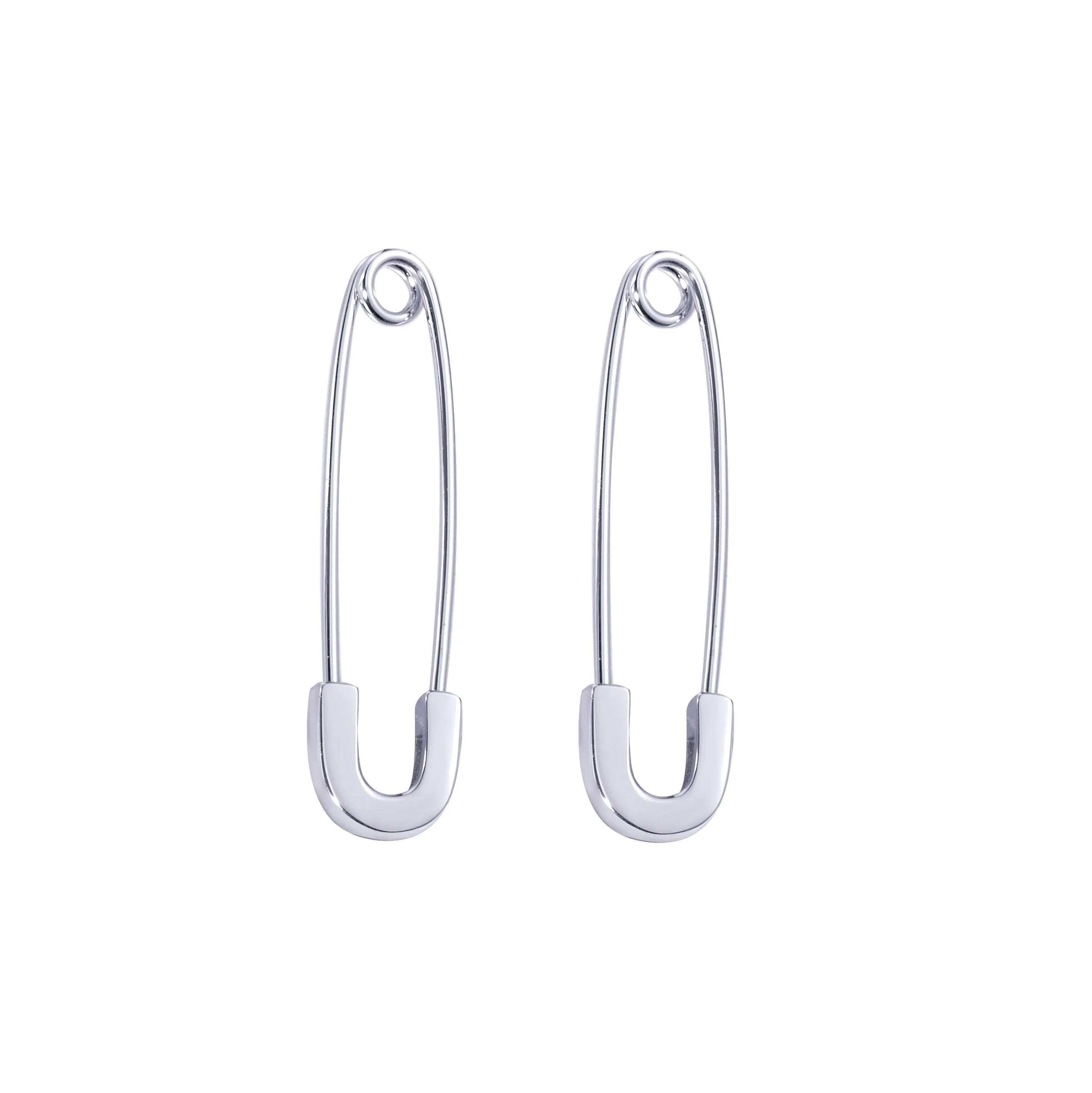 Minimalist Safety Pin Earrings