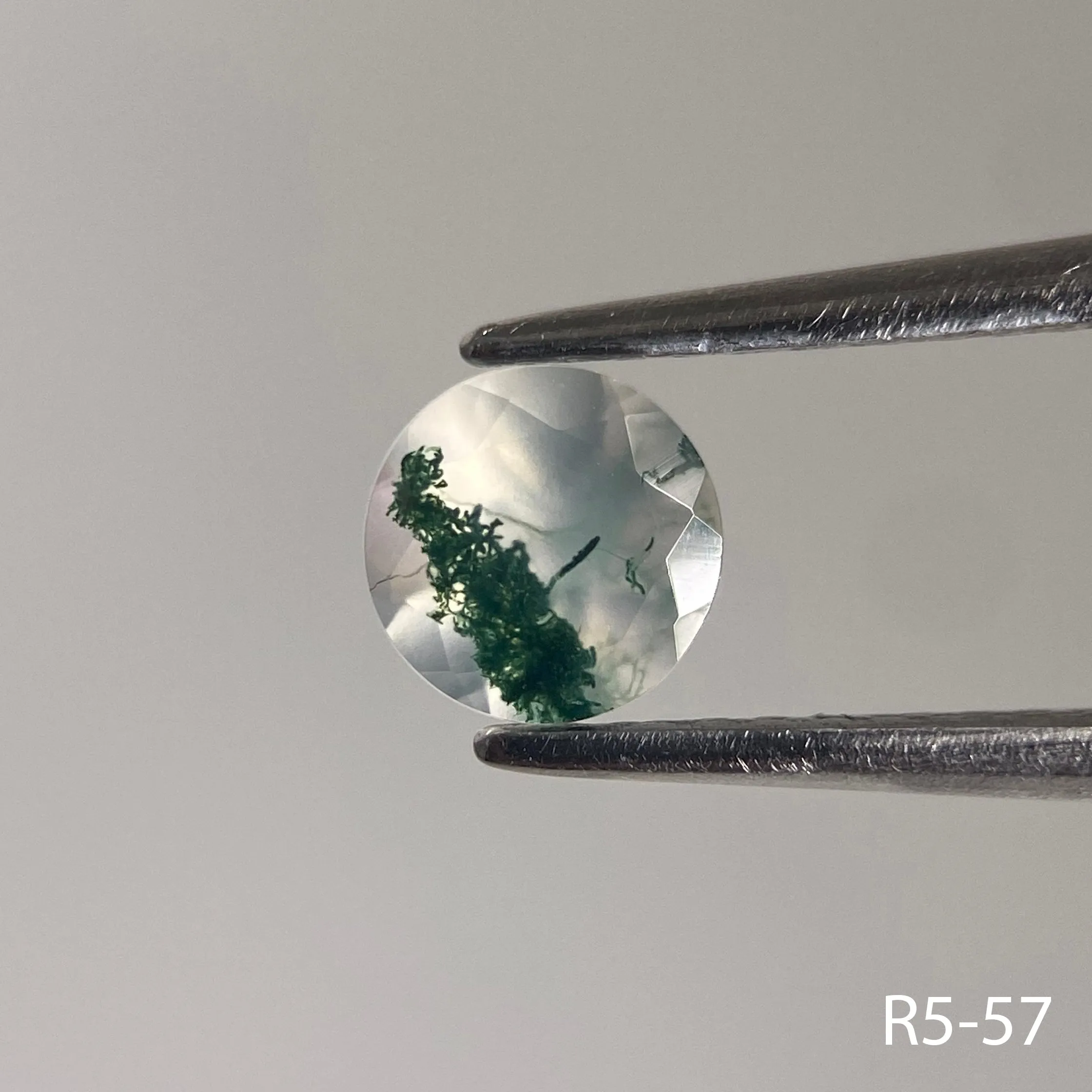 Moss agate | round cut 5 mm - choose yours