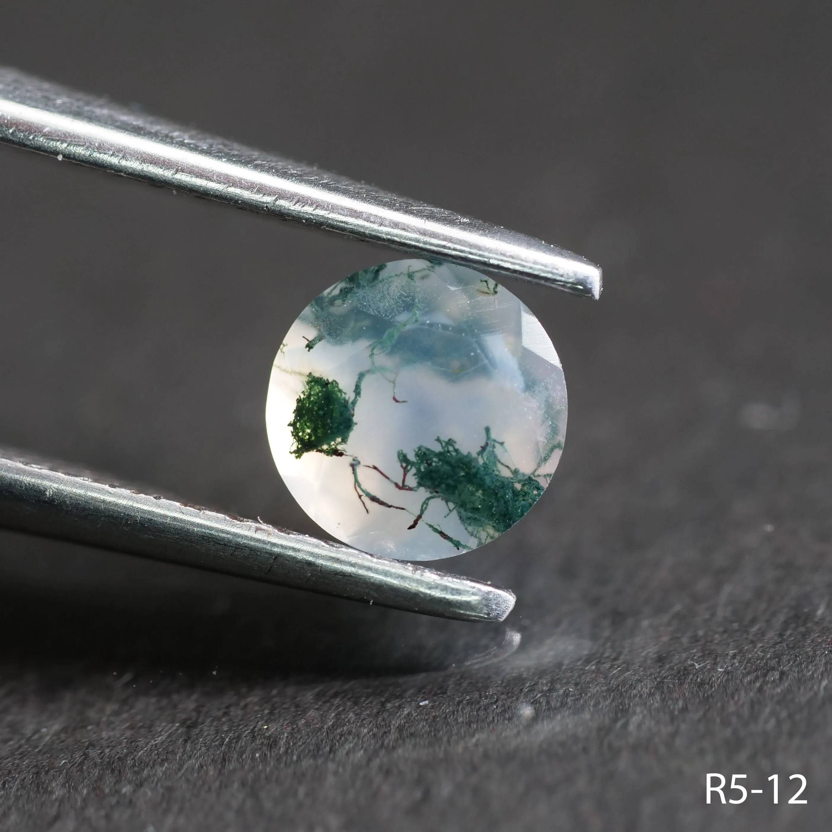 Moss agate | round cut 5 mm - choose yours