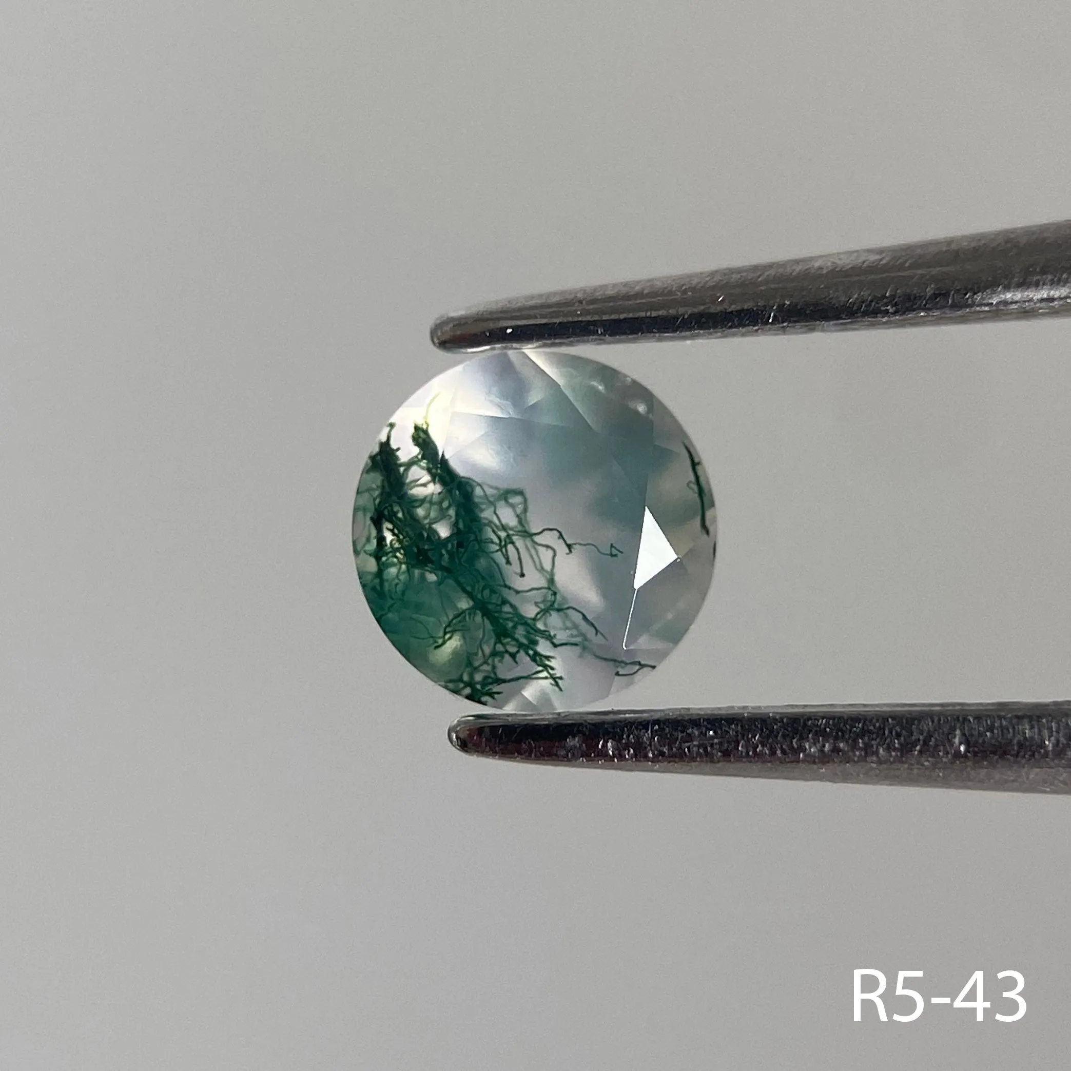 Moss agate | round cut 5 mm - choose yours