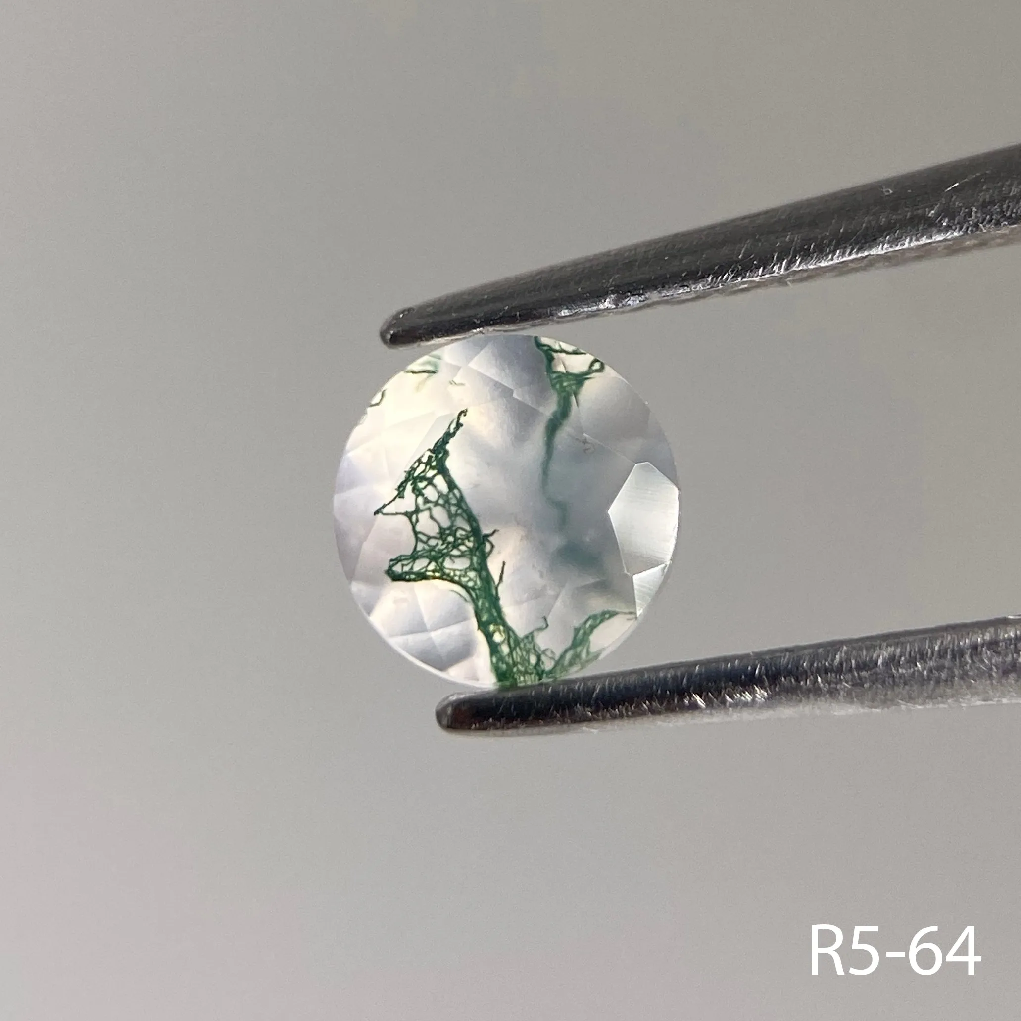 Moss agate | round cut 5 mm - choose yours
