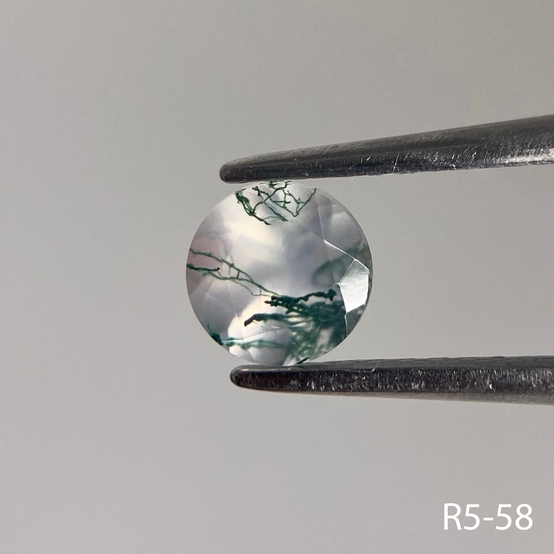 Moss agate | round cut 5 mm - choose yours