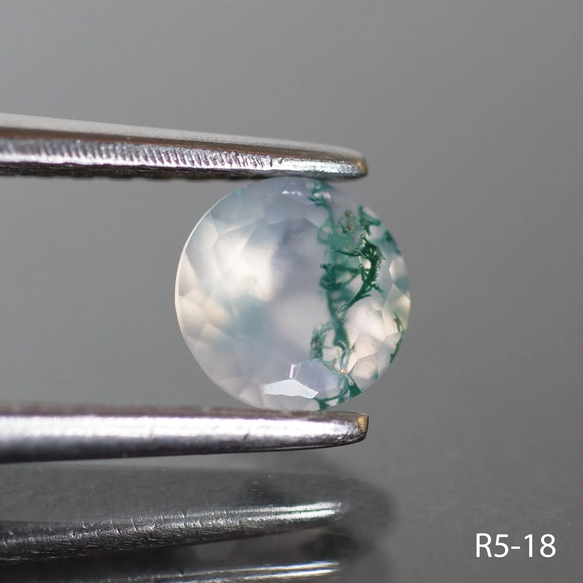 Moss agate | round cut 5 mm - choose yours