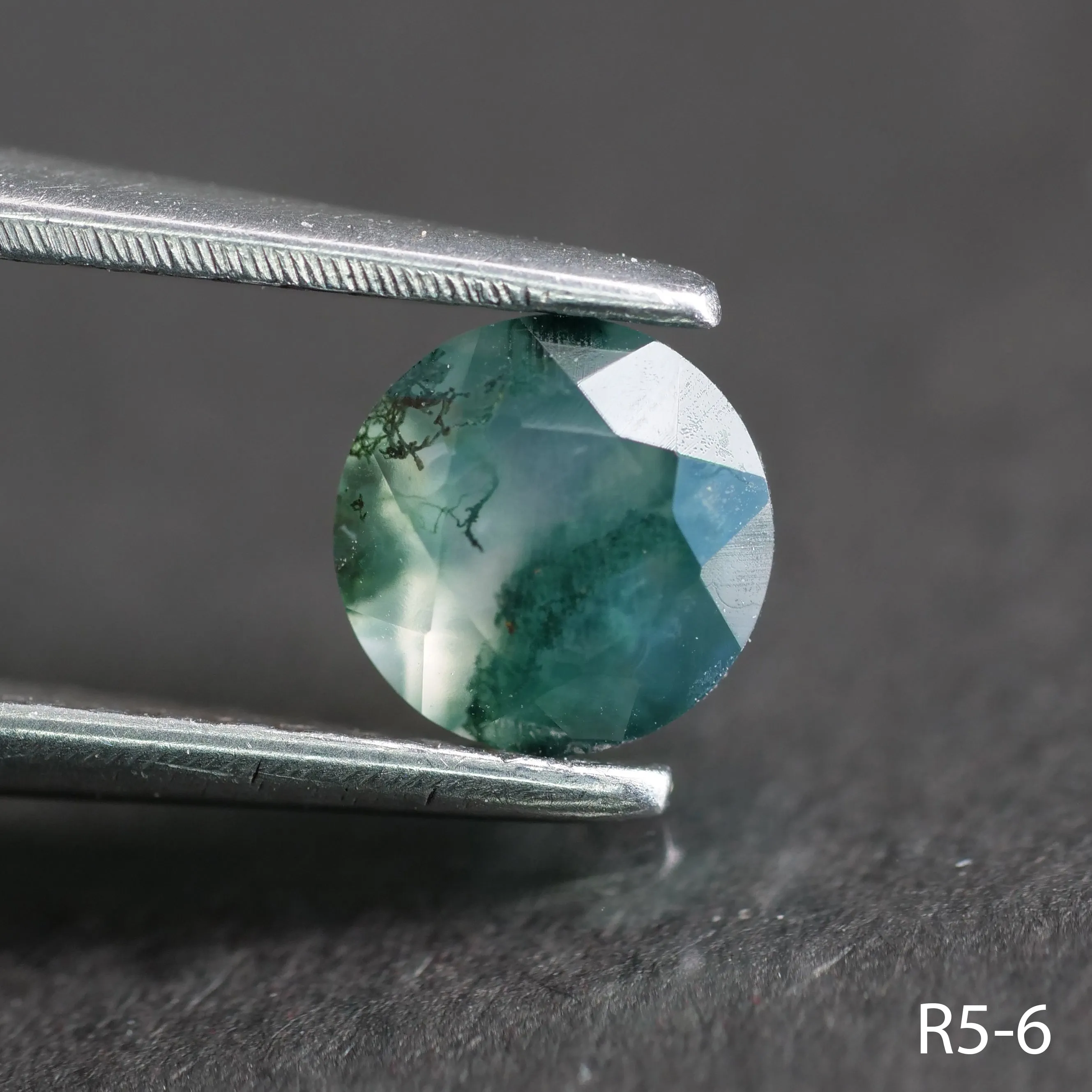 Moss agate | round cut 5 mm - choose yours