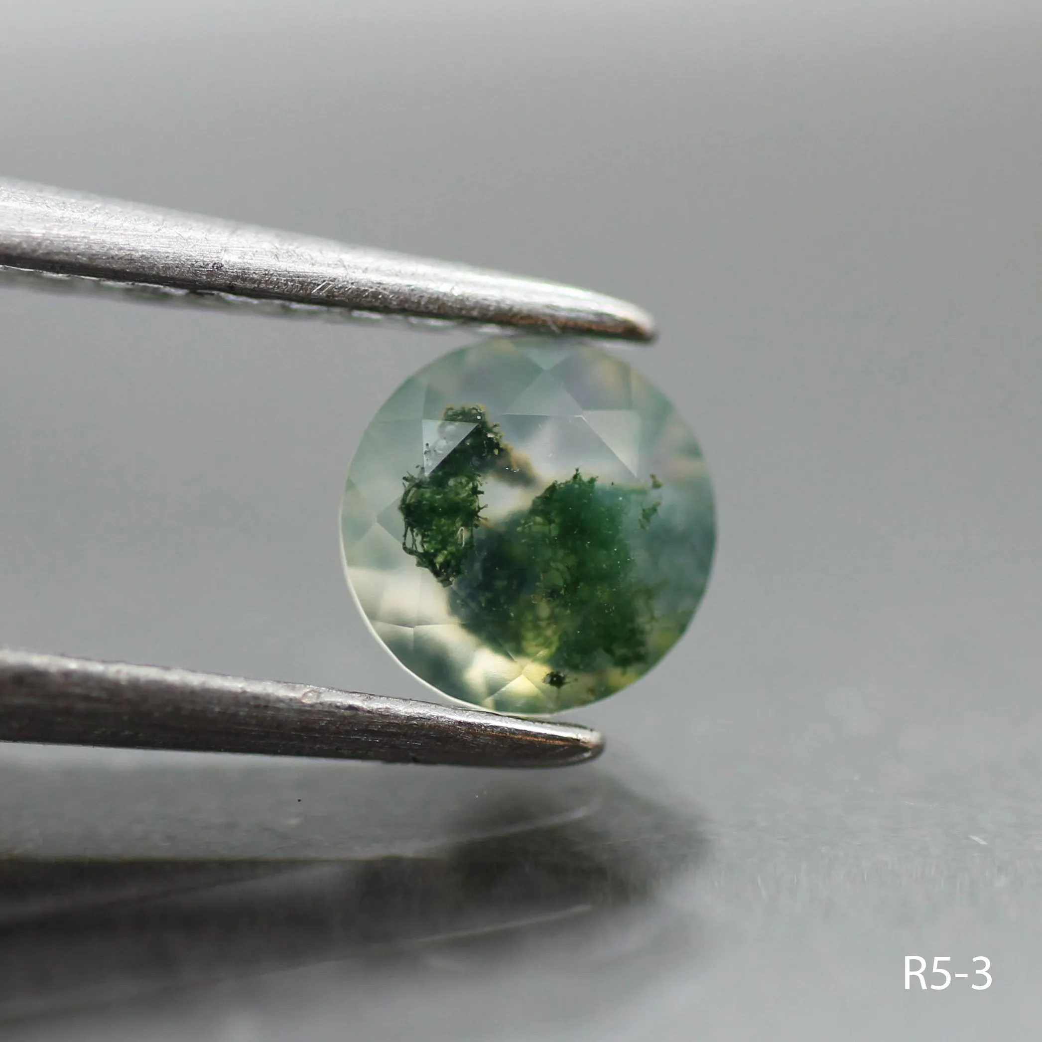 Moss agate | round cut 5 mm - choose yours