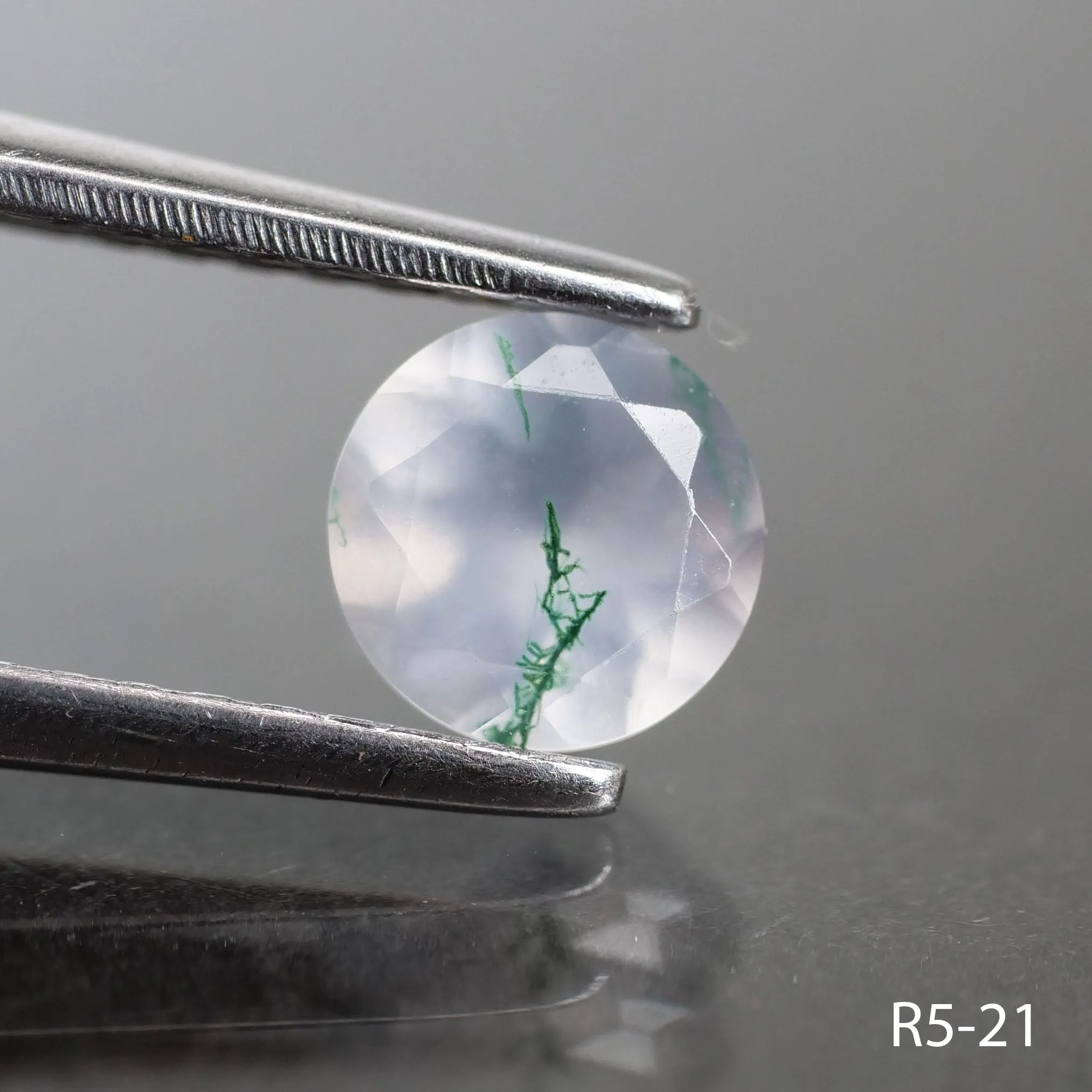 Moss agate | round cut 5 mm - choose yours