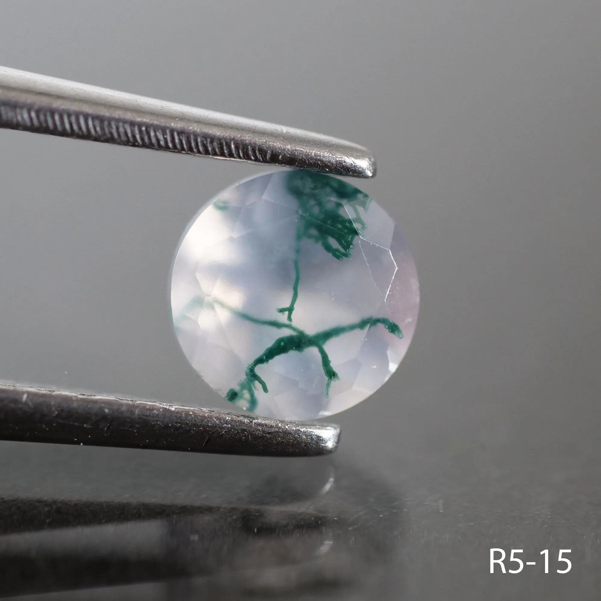 Moss agate | round cut 5 mm - choose yours
