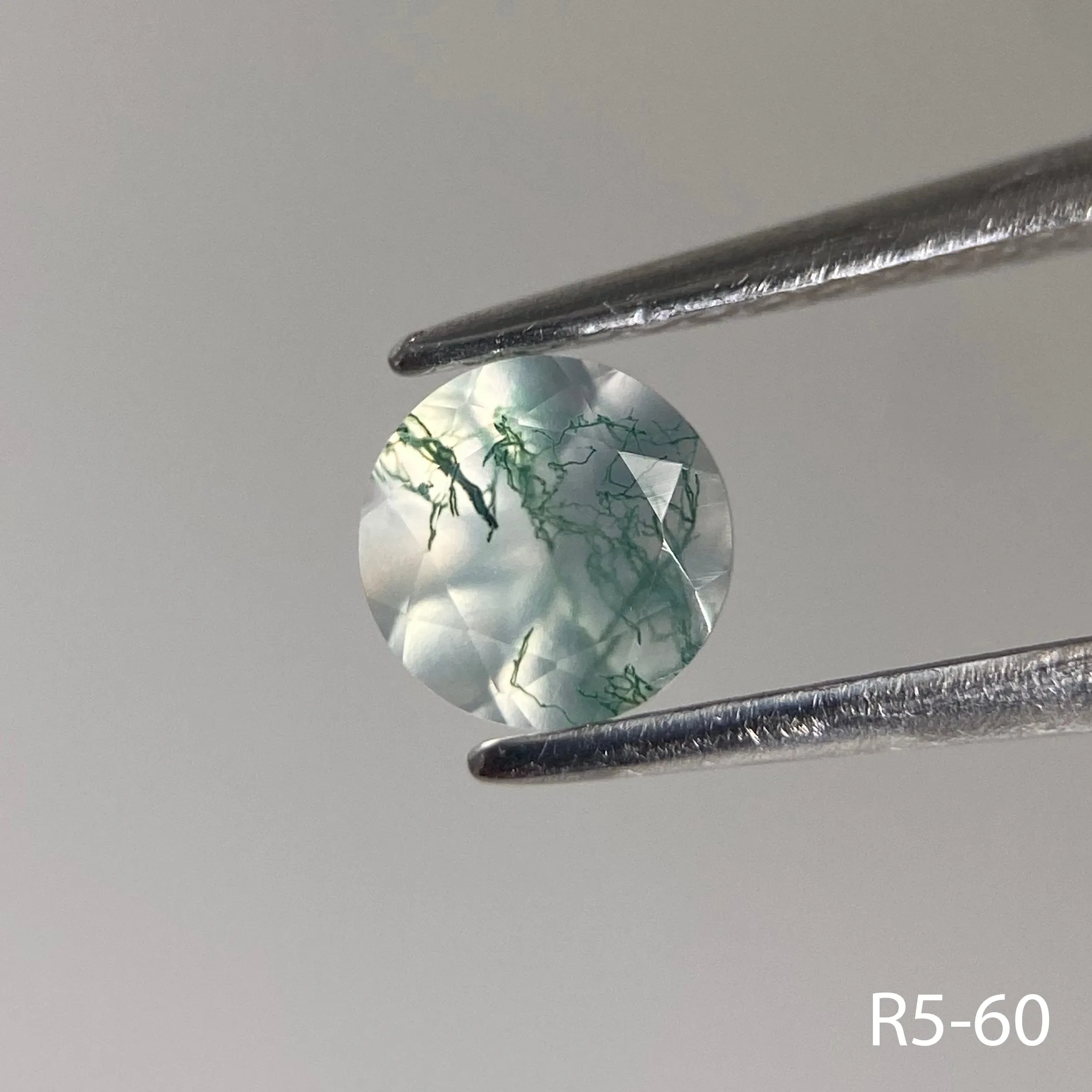 Moss agate | round cut 5 mm - choose yours