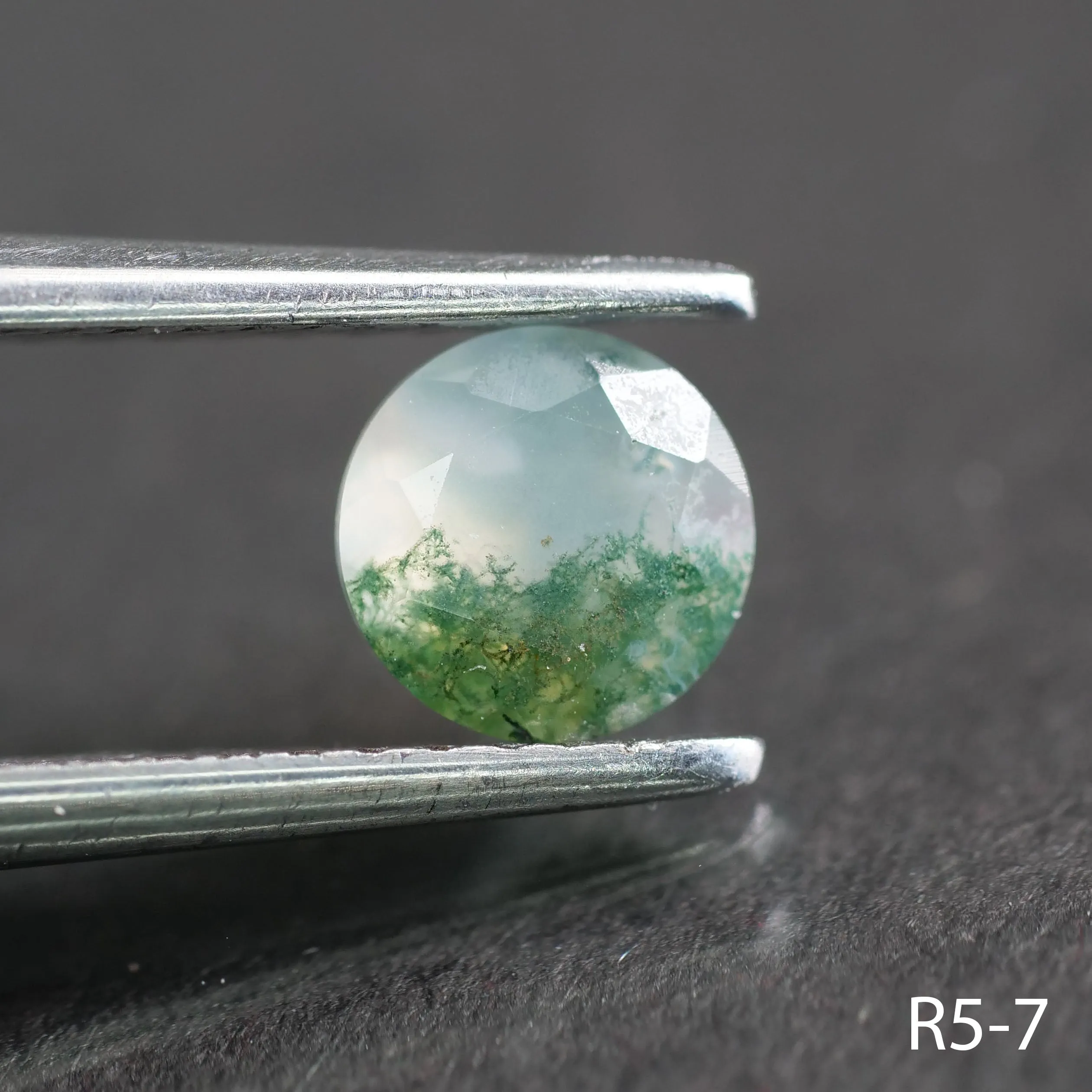 Moss agate | round cut 5 mm - choose yours
