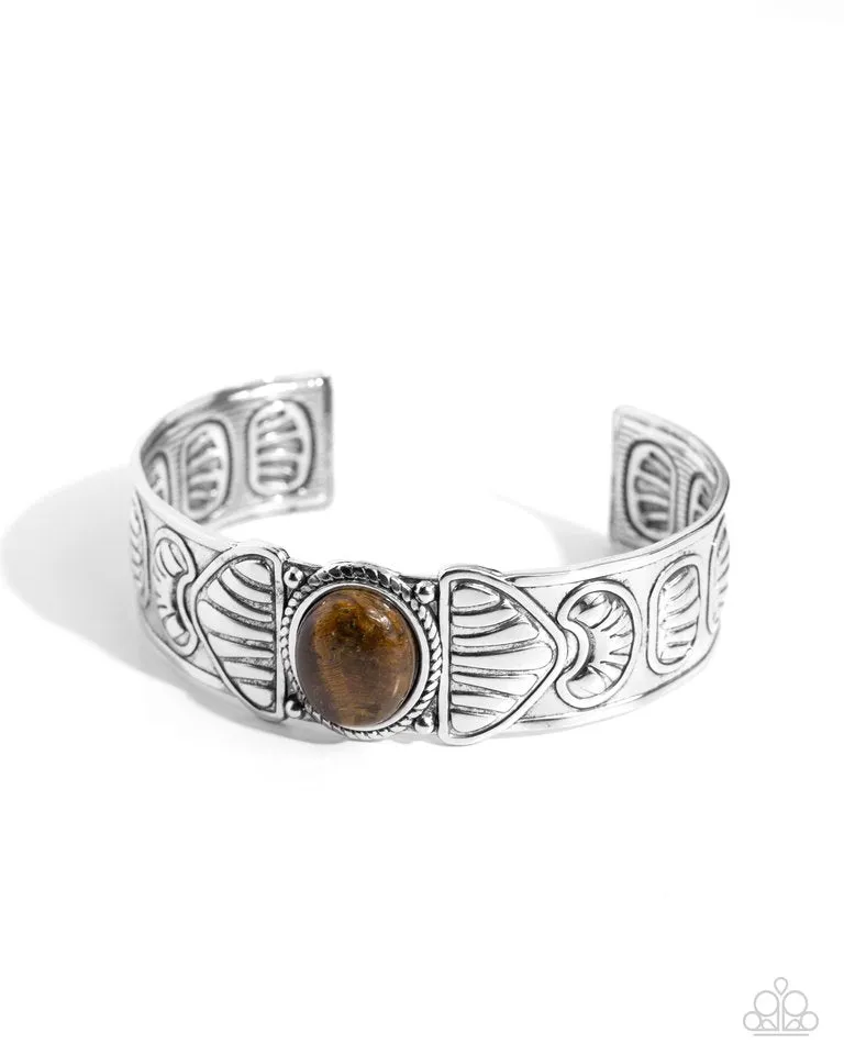 Paparazzi Bracelet ~ Academically Artisan - Brown