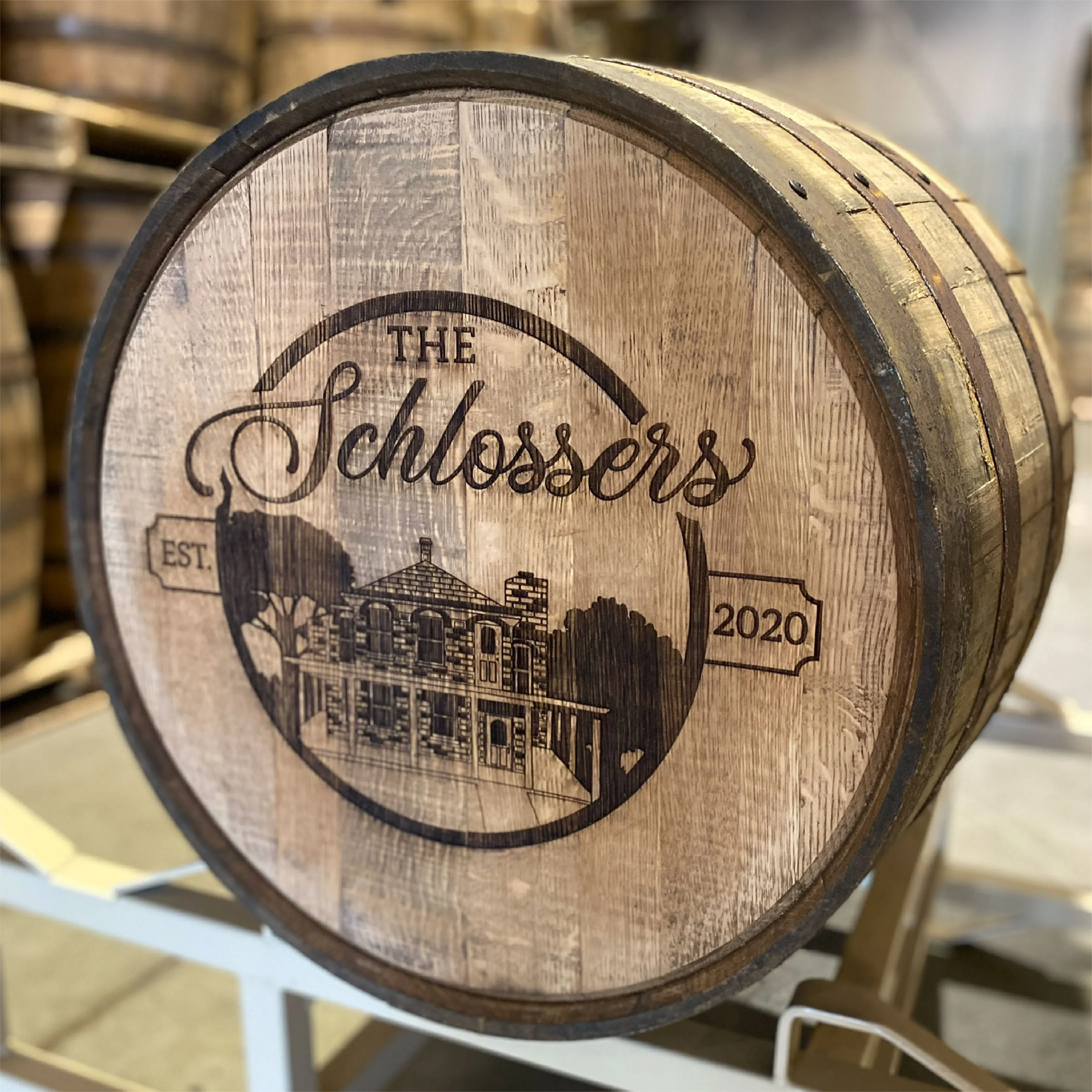 PERSONALIZED BARREL HEAD - CUSTOM DESIGN BY MWBC