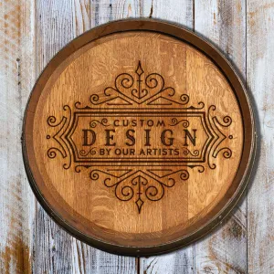 PERSONALIZED BARREL HEAD - CUSTOM DESIGN BY MWBC