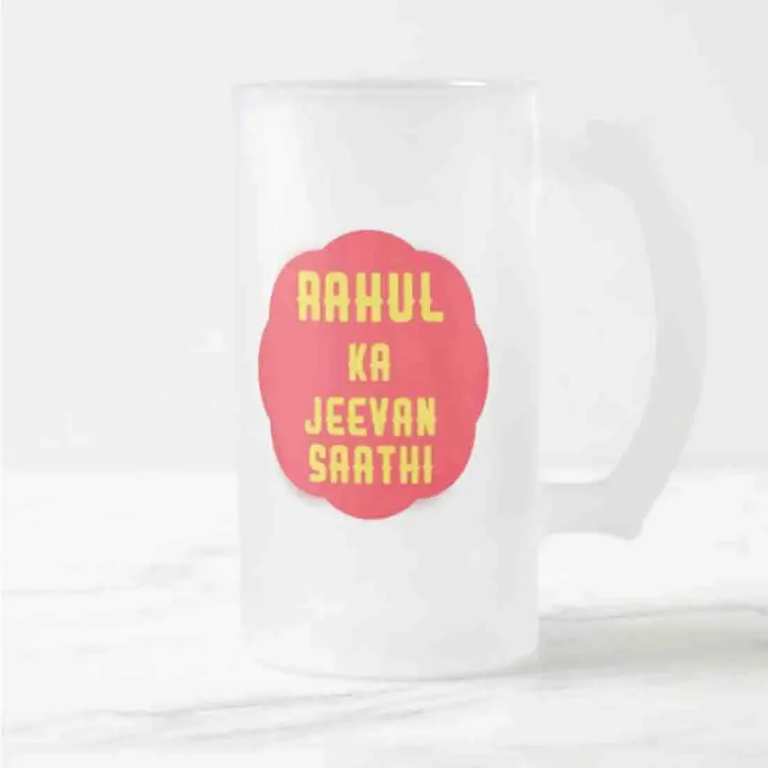 Personalized Custom Beer Mug - Add Your Name - Jeevansathi
