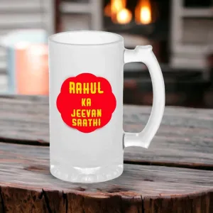 Personalized Custom Beer Mug - Add Your Name - Jeevansathi