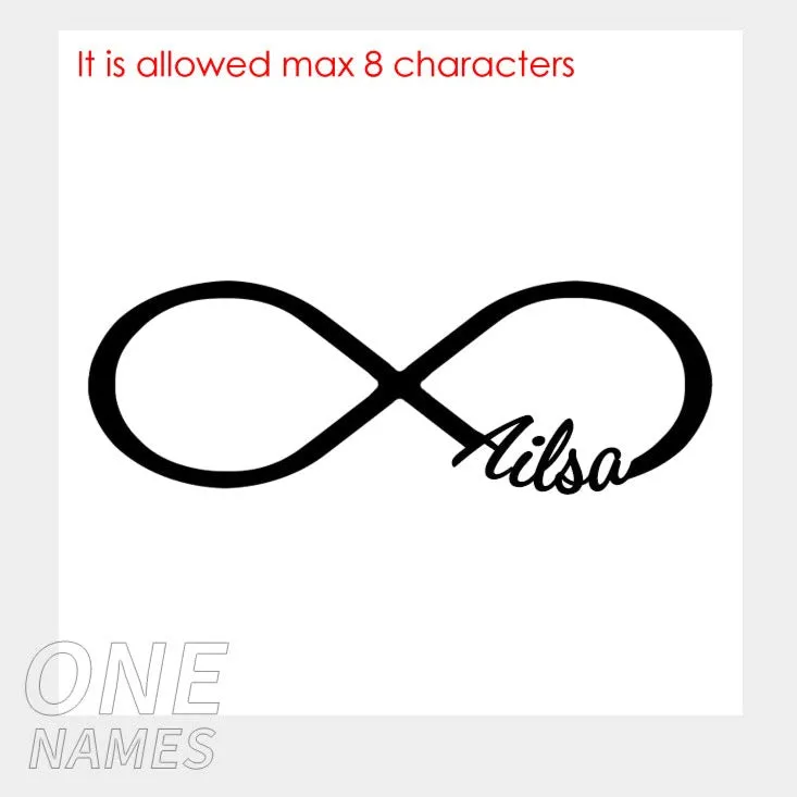 Personalized Name Infinity Bracelet
