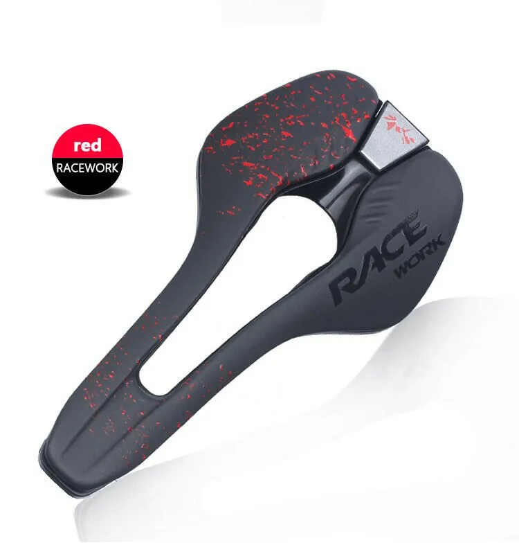 RACEWORK Bicycle Saddle MTB Mountain Road Bike Racing Seat TT Triathlon Ultralight Professional Saddles Cycling Parts