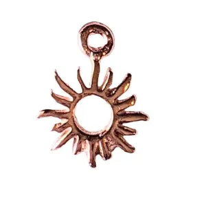 Rose-Gold Celestial Sun Charm
