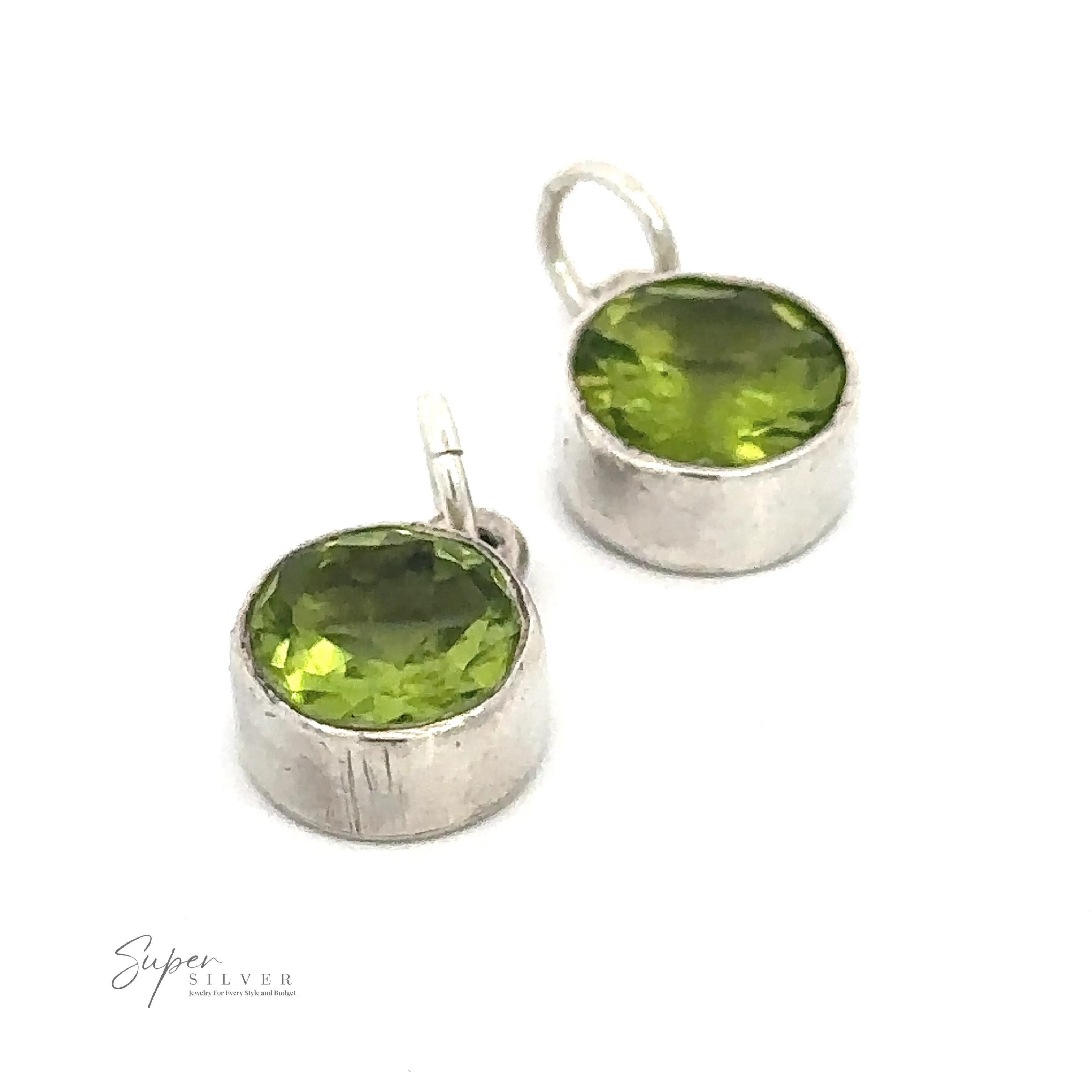 Round Peridot Pendant