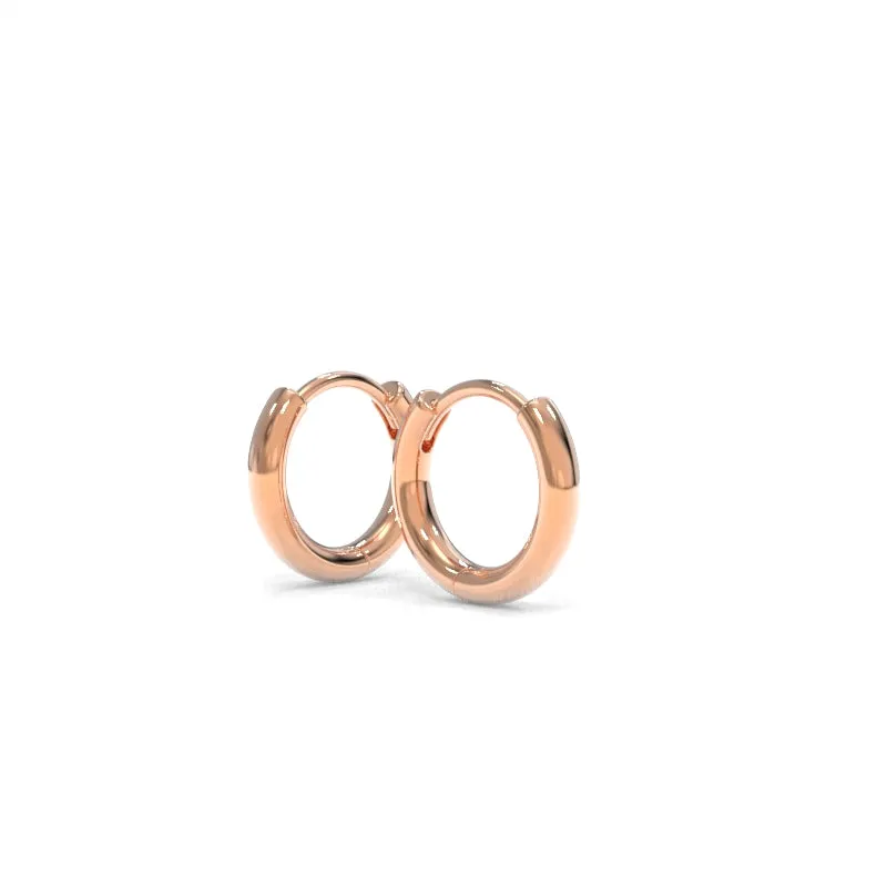 Solid Huggie Hoops