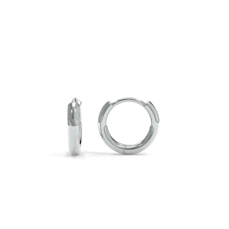 Solid Huggie Hoops