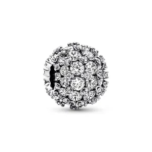 Sparkling Pavé Round Charm