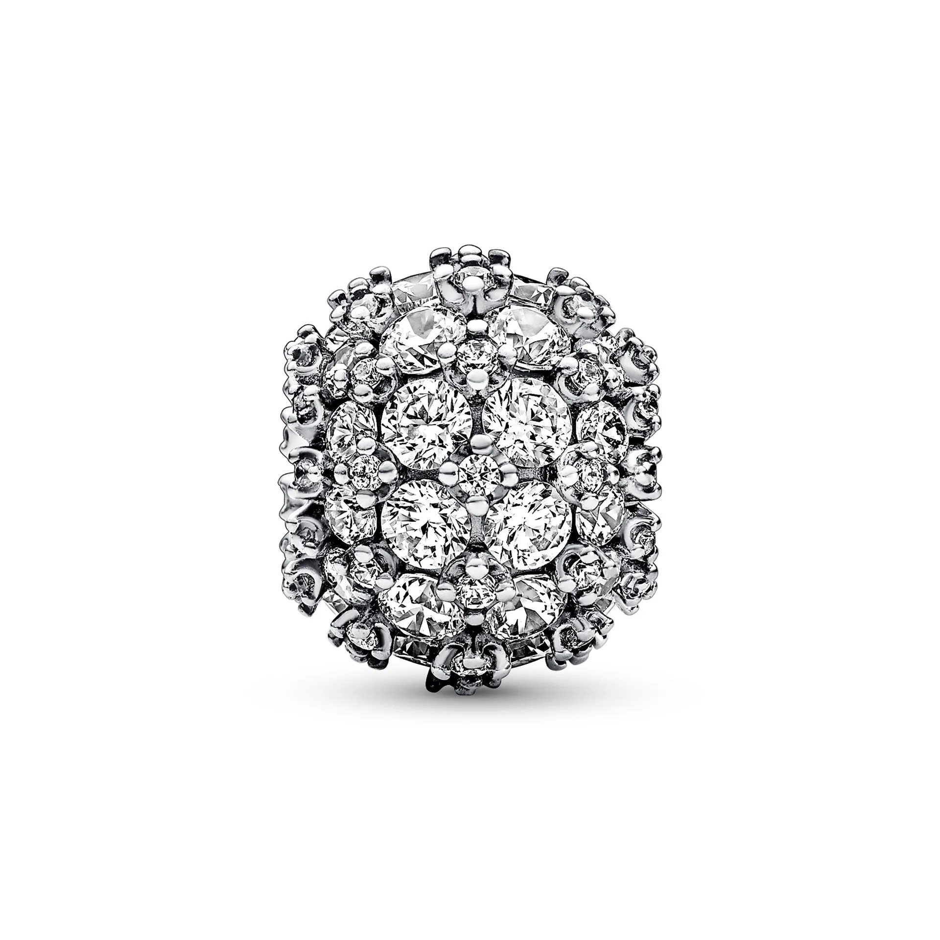 Sparkling Pavé Round Charm