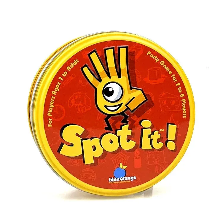 Spot It Dobble Pokemon Pikachu Anime Game Sports Animals Card Game Interactive Board Game Gifts Holidays Camping Metal Box
