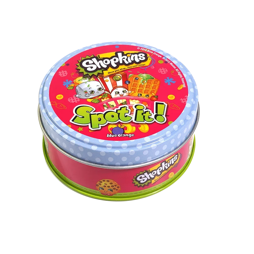 Spot It Dobble Pokemon Pikachu Anime Game Sports Animals Card Game Interactive Board Game Gifts Holidays Camping Metal Box