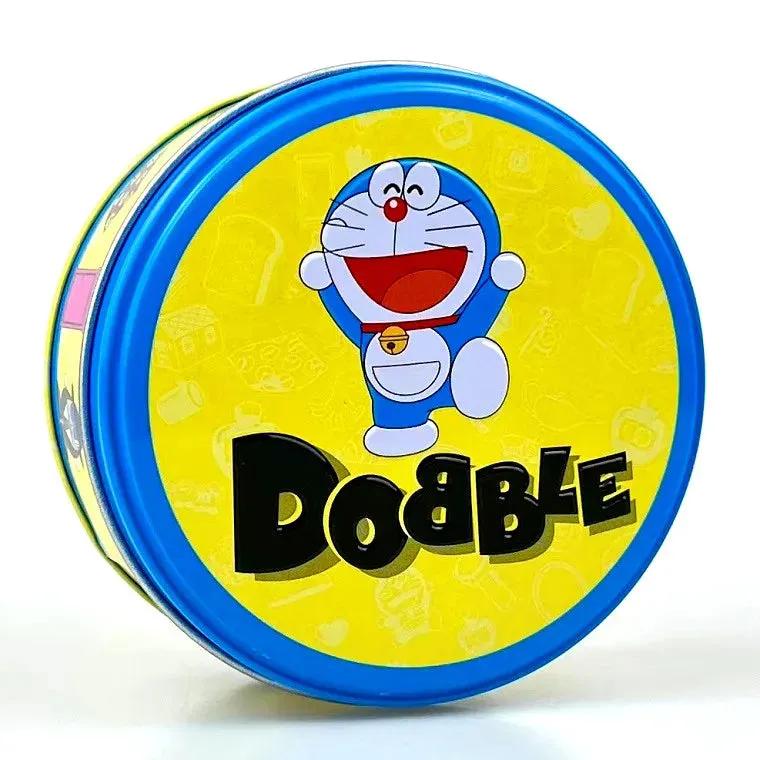 Spot It Dobble Pokemon Pikachu Anime Game Sports Animals Card Game Interactive Board Game Gifts Holidays Camping Metal Box