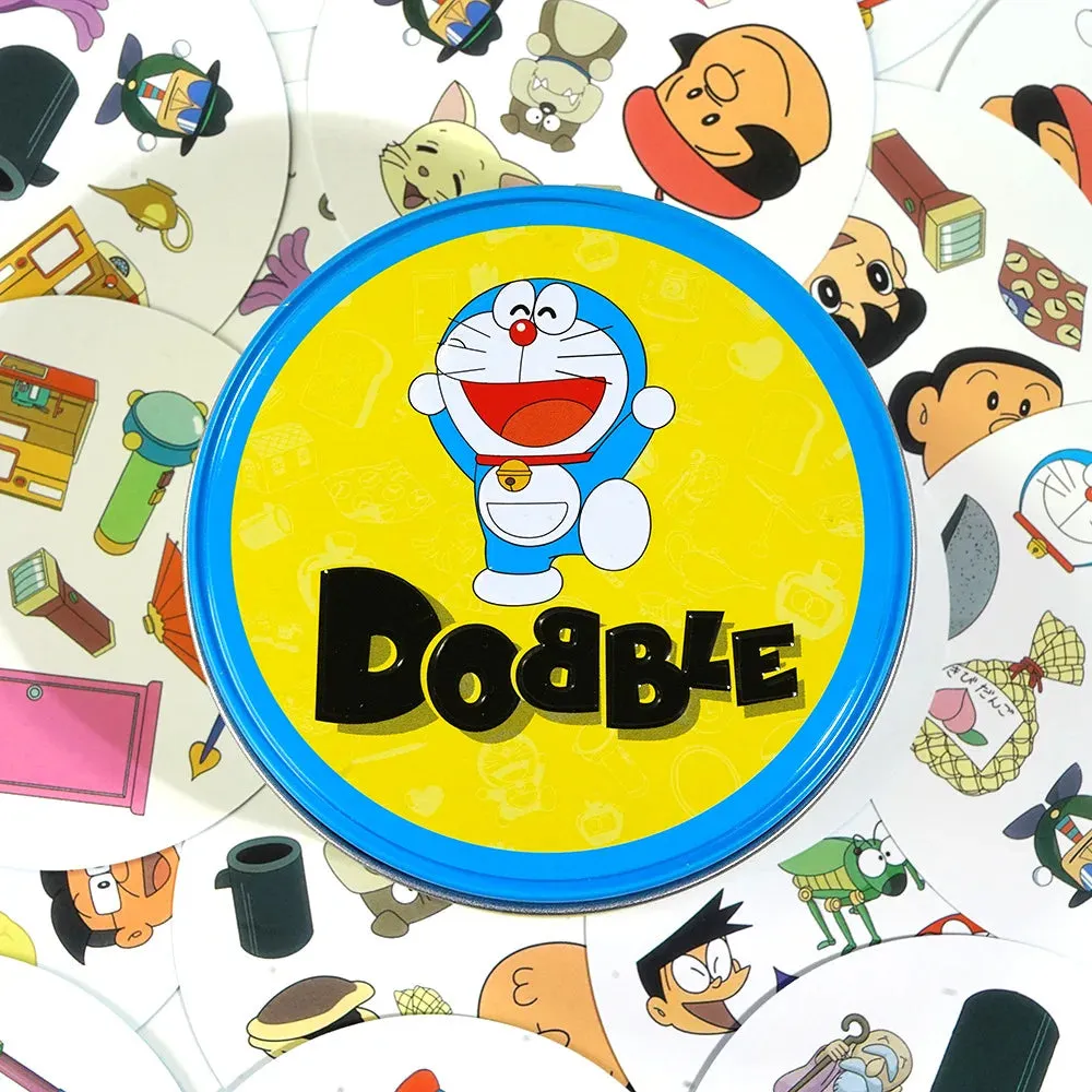 Spot It Dobble Pokemon Pikachu Anime Game Sports Animals Card Game Interactive Board Game Gifts Holidays Camping Metal Box