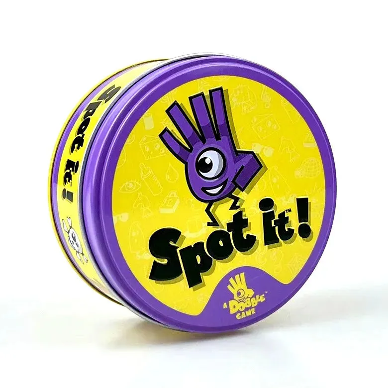 Spot It Dobble Pokemon Pikachu Anime Game Sports Animals Card Game Interactive Board Game Gifts Holidays Camping Metal Box