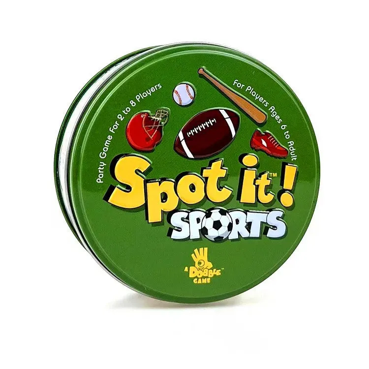 Spot It Dobble Pokemon Pikachu Anime Game Sports Animals Card Game Interactive Board Game Gifts Holidays Camping Metal Box